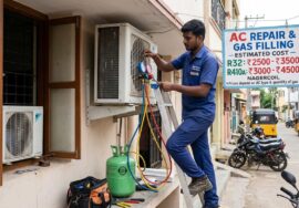 AC gas filling cost in Nagercoil