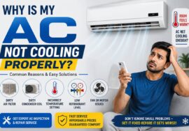Why is my AC not cooling properly? Common AC cooling problems and solutions.